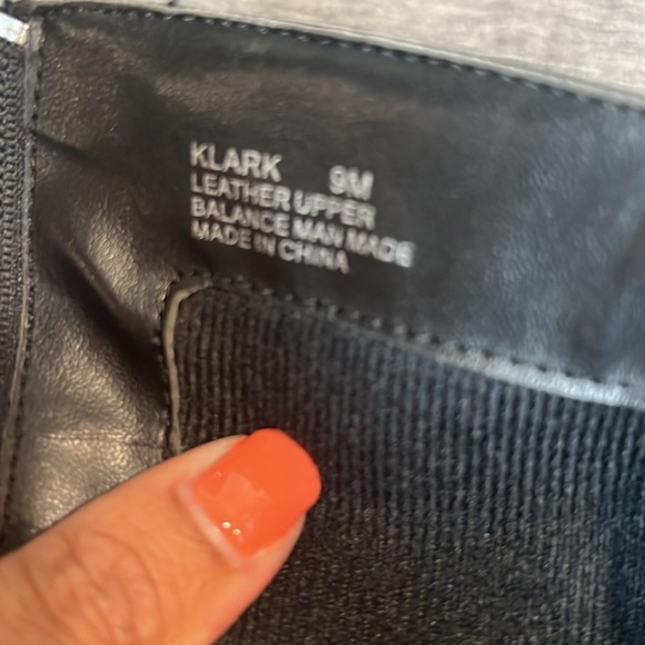 Etienne Aigner Klark Black REAL Leather Boots size 9 - Picture 12 of 14